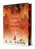 Book cover for The night ends with fire.