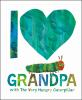 Book cover for I love grandpa with the very hungry caterpillar.